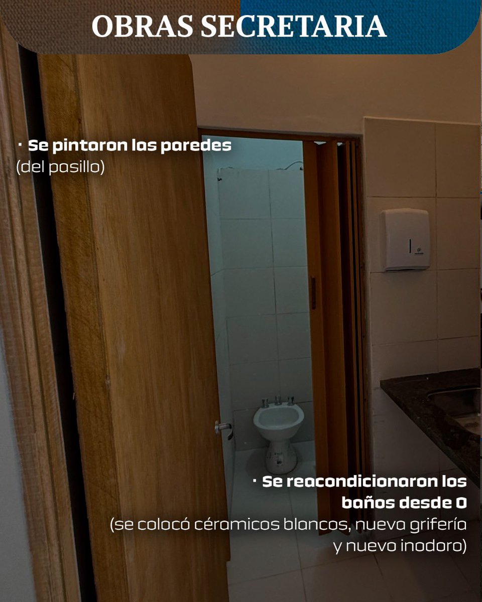 𝐒𝐞𝐠𝐮𝐢𝐦𝐨𝐬 𝐭𝐫𝐚𝐛𝐚𝐣𝐚𝐧𝐝𝐨 𝐩𝐨𝐫 𝐧𝐮𝐞𝐬𝐭𝐫𝐨 𝐜𝐥𝐮𝐛 💪🏼

👷Las obras avanzan en distintos sectores: buffet/salón, bajo platea Lerma, secretaría y más. Todo pensado para mejorar la experiencia de nuestros socios, jugadores e hinchas