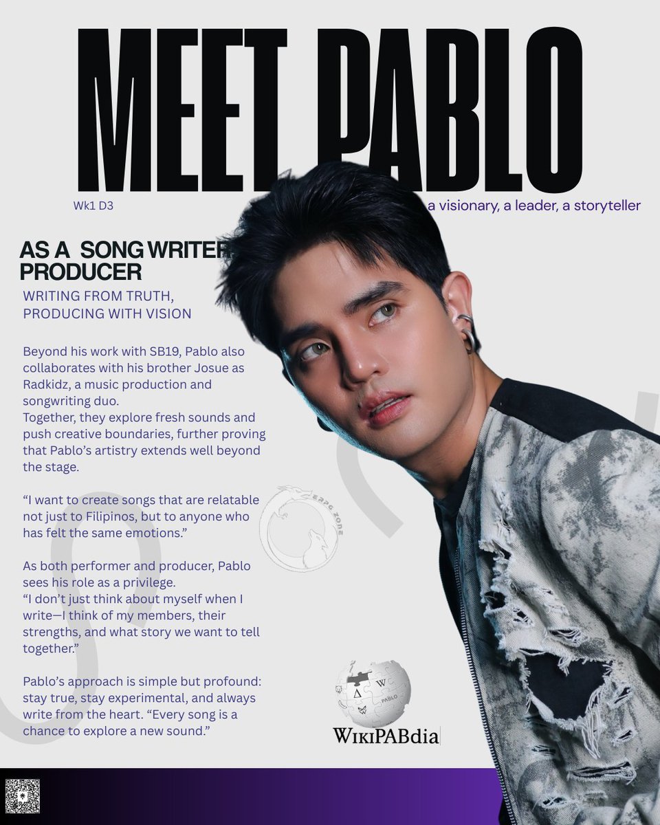 dragonpins_'s tweet photo. From scribbling lyrics in notebooks to producing beats that shaped a new wave of Filipino music, Pablo writes from truth and vision. 🎶 His songs aren’t just melodies—they’re lifelines, confessions, and conversations with the world. #MeetPablo https://t.co/WySrp5T6lL