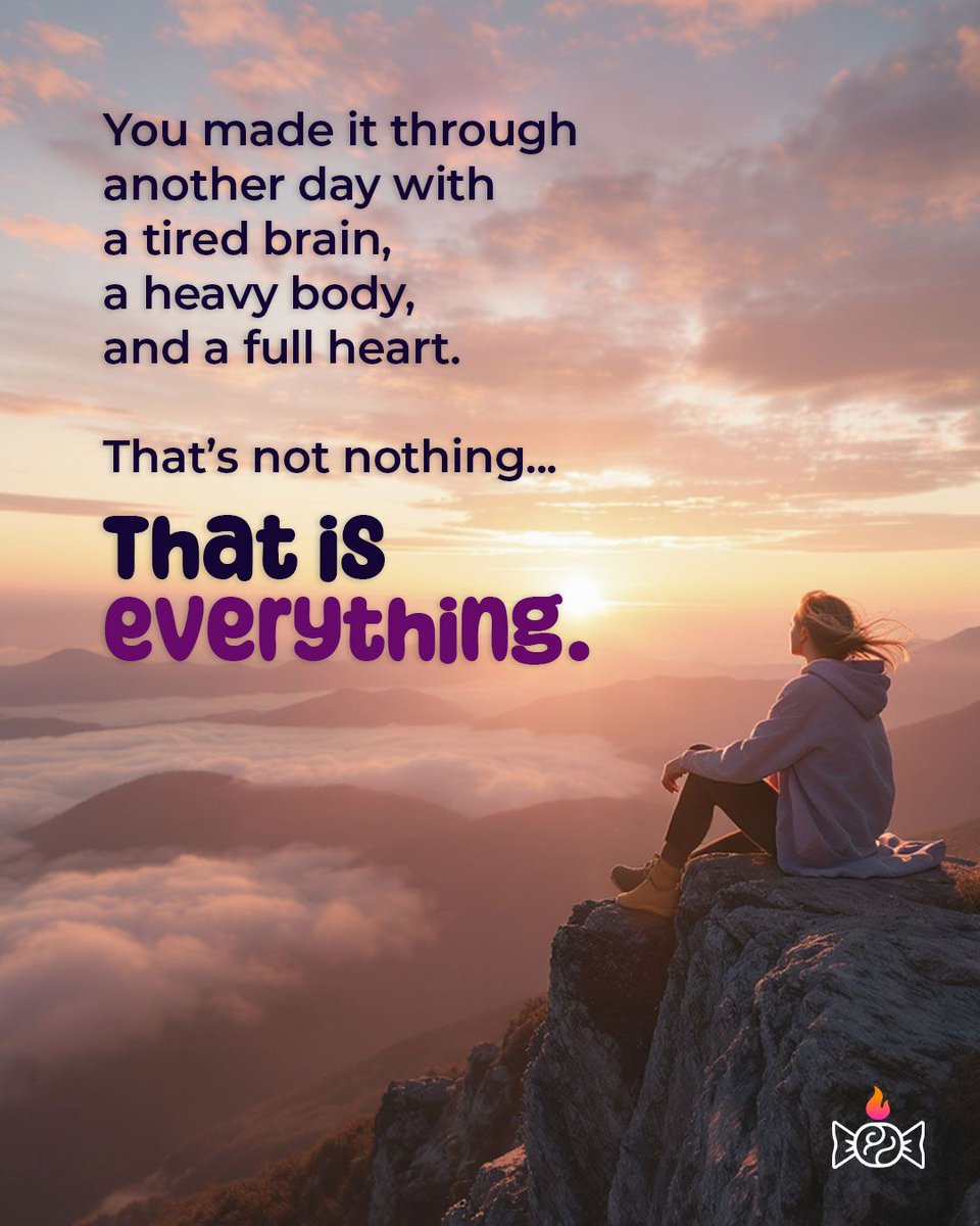 SpicyBrainCandy's tweet image. Some days aren’t about progress — they’re about persistence.

If you made it through today with nothing left in the tank, that still counts.

We see you.

#SpicyBrainCandy #TiredButTrying #EmotionalFatigue #YoureNotBroken #SurvivalMode #HealingIsNotLinear
