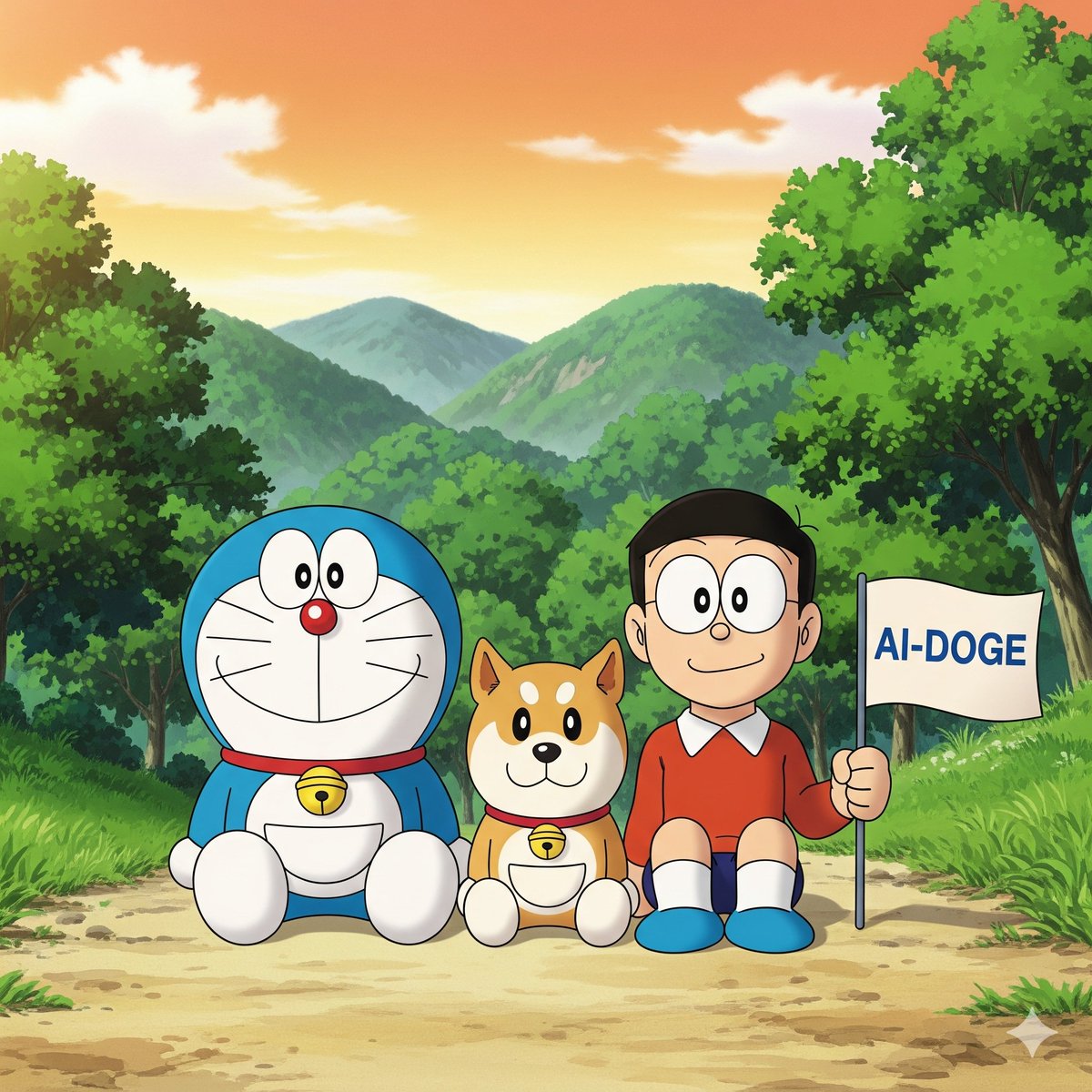 AIDOGE21's tweet photo. π Happy Birthday Doraemon ππ
But this time heβs not aloneβ¦ Nobita & Doraemon found a new friend on the hillside π
Meet $AIDG β The AI Doge πΆπ€
Together looking into the future πβ¨
#AIDG #Doraemon #MemeCoin #Solana https://t.co/pokkFxVsiG