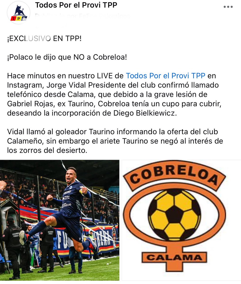 Fue exclusiva de <a href="/todosporelprovi/">TPP ⚽</a> en nuestro programa de Instagram #Osorno