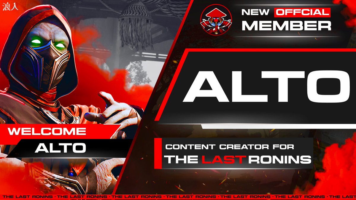The Last Ronins (@thelastronins) on Twitter photo Help us officially welcome <a href="/alto_fgc/">TLR | Alto</a> to the team and a content creator and tournament organizer. Help us officially welcome <a href="/alto_fgc/">TLR | Alto</a> to the team and a content creator and tournament organizer.