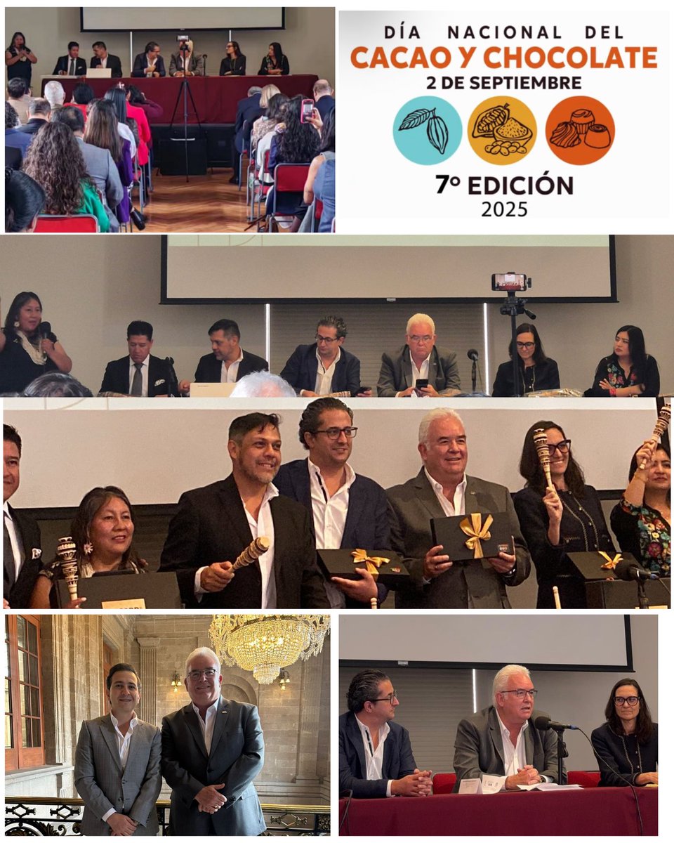 Participamos como <a href="/CNAgropecuario/">Consejo Nacional Agropecuario</a> en el evento conmemorativo al Día Nacional del Cacao y Chocolate que se llevó a cabo en el Castillo de Chapultepec en nuestro mensaje destacamos a las mujeres y hombres que con esfuerzo, tradición y pasión han hecho del cacao y el chocolate no