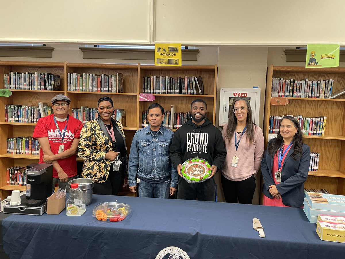 After a busy morning of professional development, our amazing leadership team celebrated our staff with August birthdays