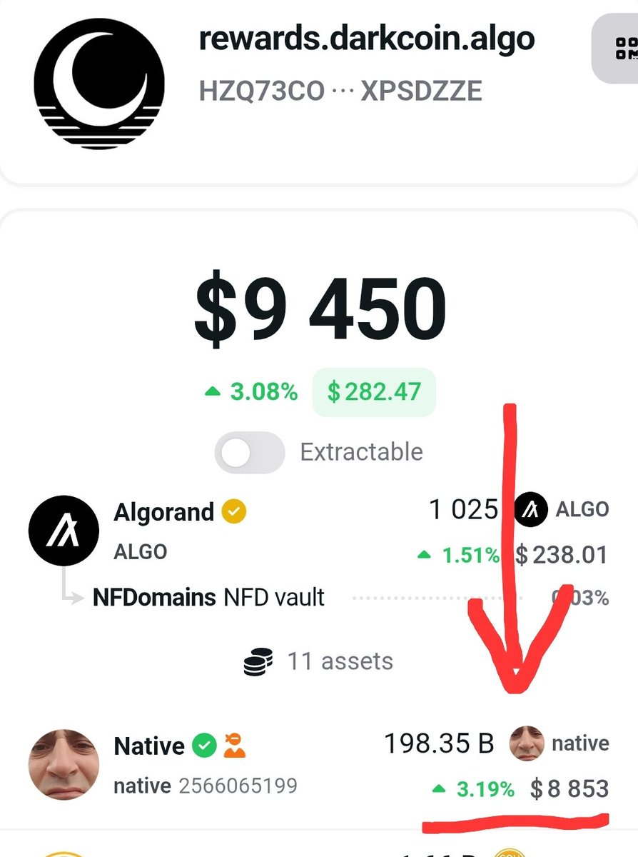 native.algo (@native_algo) on Twitter photo There's over $8,800 worth of $native locked up for skulifrens holders. Weekly drops happen every Friday thanks to <a href="/DarkCoinASA/">DarkCoinDAO</a> There's over $8,800 worth of $native locked up for skulifrens holders. Weekly drops happen every Friday thanks to <a href="/DarkCoinASA/">DarkCoinDAO</a>