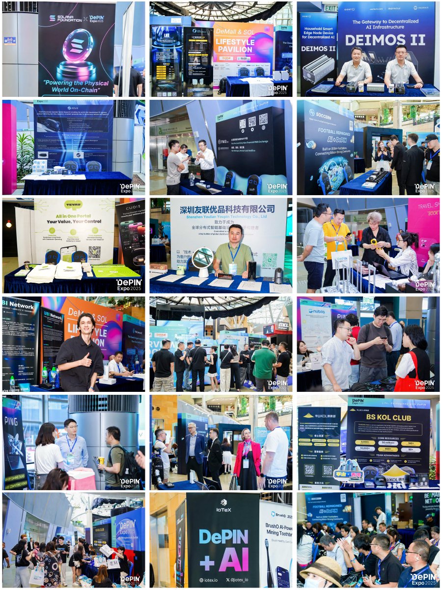 DOKO (@doko_ai) on Twitter photo 🎉 DePIN Expo 2025 <a href="/ExpoDePIN/">DePIN Expo</a> has successfully concluded!
✨ Over these two days, we witnessed the cutting-edge innovations and applications in the DePIN space, and experienced the boundless creativity and energy brought by our sponsors at the exhibition booths 💡
🚀 Every 🎉 DePIN Expo 2025 <a href="/ExpoDePIN/">DePIN Expo</a> has successfully concluded!
✨ Over these two days, we witnessed the cutting-edge innovations and applications in the DePIN space, and experienced the boundless creativity and energy brought by our sponsors at the exhibition booths 💡
🚀 Every