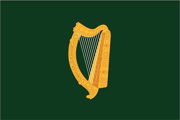 The Harp for Ireland

First recorded on a blue field by the Capetian Kings in modern day France - 1280’s

The colour may have represented royalty, with some Gaelic roots

The harp was the obvious choice to denote Ireland, harpists revered for centuries

Lists of harpists appeared