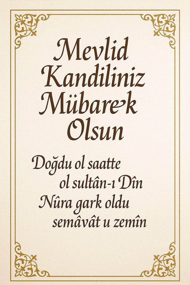 Âlemlere rahmet olarak gönderilen Sevgili Peygamberimiz Hz. Muhammed Mustafa (s.a.s.)’in dünyayı şereflendirdiği bu mübarek gecenin feyiz ve bereketi hepimizin üzerine olsun.