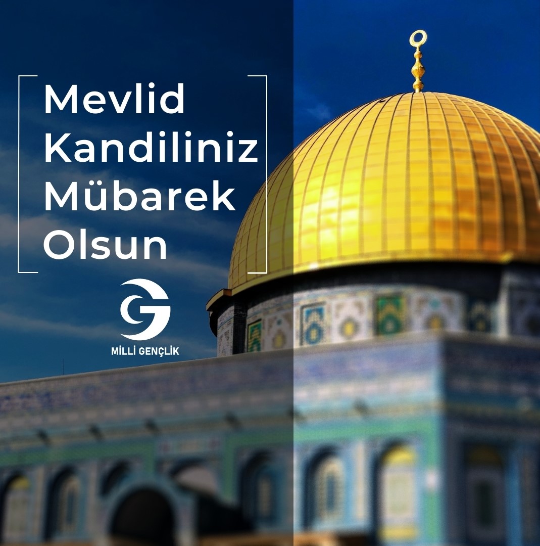 Âlemlere rahmet olarak gönderilen Sevgili Peygamberimiz Hz. Muhammed’in (s.a.v.) dünyaya teşrif ettiği mübarek gece olan Mevlid Kandili, gönüllerimize huzur, kalplerimize ferahlık getirsin.

Gazze’de zalimlerin bombaları altında şehit olan masum yavrularımızı, kardeşlerimizi