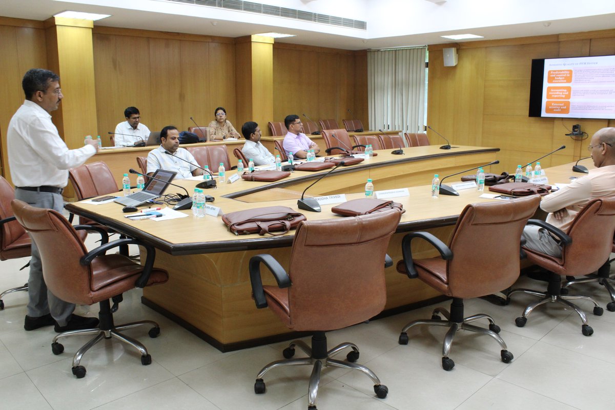 On August 26, Dr. Pratap Ranjan Jena shared insights on “Innovations in Public Financial Management: Outcome Budget &amp; MTEF” during NIPFP training for Chhattisgarh officials. A vital step towards better fiscal planning. #NIPFP #PublicFinance