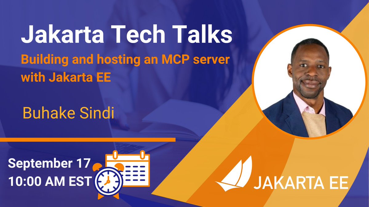 JakartaEE's tweet image. Join @EliteGentleman's live presentation “Building and hosting an MCP server with Jakarta EE” on September 17. Register here: hubs.la/Q03spCQM0
#JakartaEE #opensource #CloudNativeJava