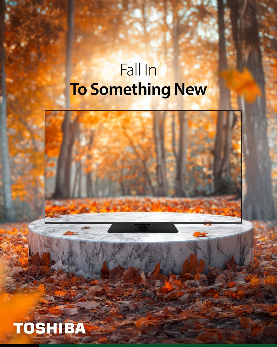 New shows, new routines, and cooler nights September is your season of fresh starts.

Toshiba TV is ready for the ride.

#ToshibaTV #ToshibaTVEurope