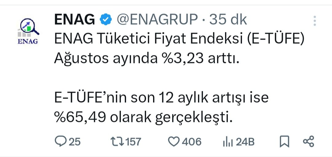 TAG
👇
#HükümetEmekliyiTüikleYıktı

Gerçek #enflasyon u gizleyen #tüik
iktidarın oyuncağı haline geldi.

Ayarlı oranlarla #Emekli nin ekmeği çalınmış, açlığa mahkum edilmiştir!

Bu yıkımın hesabı sandıkta sorulacaktır!

#Hükümet5000KısmiyiYaktı
<a href="/RTErdogan/">Recep Tayyip Erdoğan</a>
<a href="/isikhanvedat/">Prof. Dr. Vedat Işıkhan</a>
<a href="/tuikbilgi/">tuik.gov.tr</a>