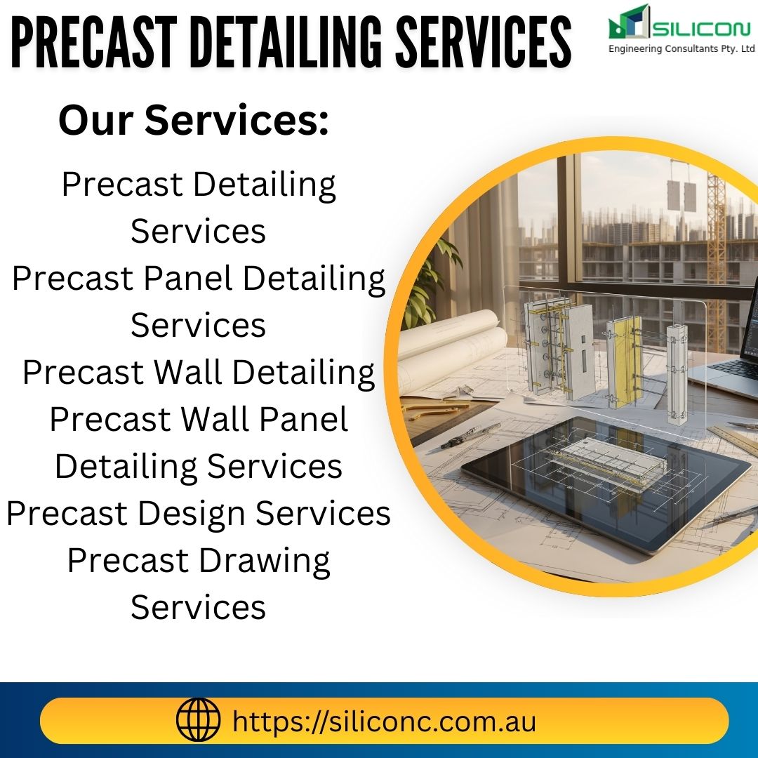 Siliconcaus's tweet image. Silicon Engineering Consultants Pty Ltd offers Precast Detailing Services in Perth, Australia, that assist builders, engineers, and contractors with the right drawings and effective design solutions.
Visit us:
siliconc.com.au/drafting-servi…

#PrecastDetailingServices