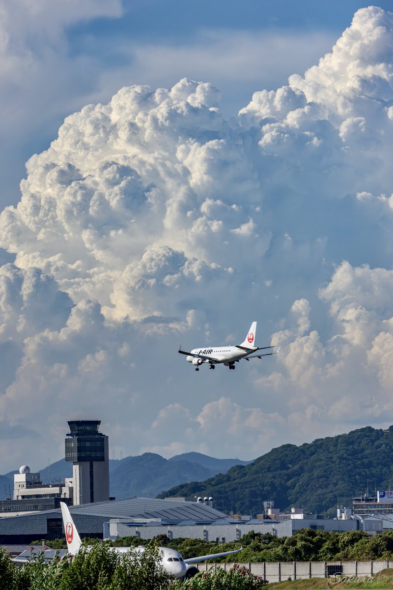 こんな空に出会えたりする
飛行機のある景色は最高で