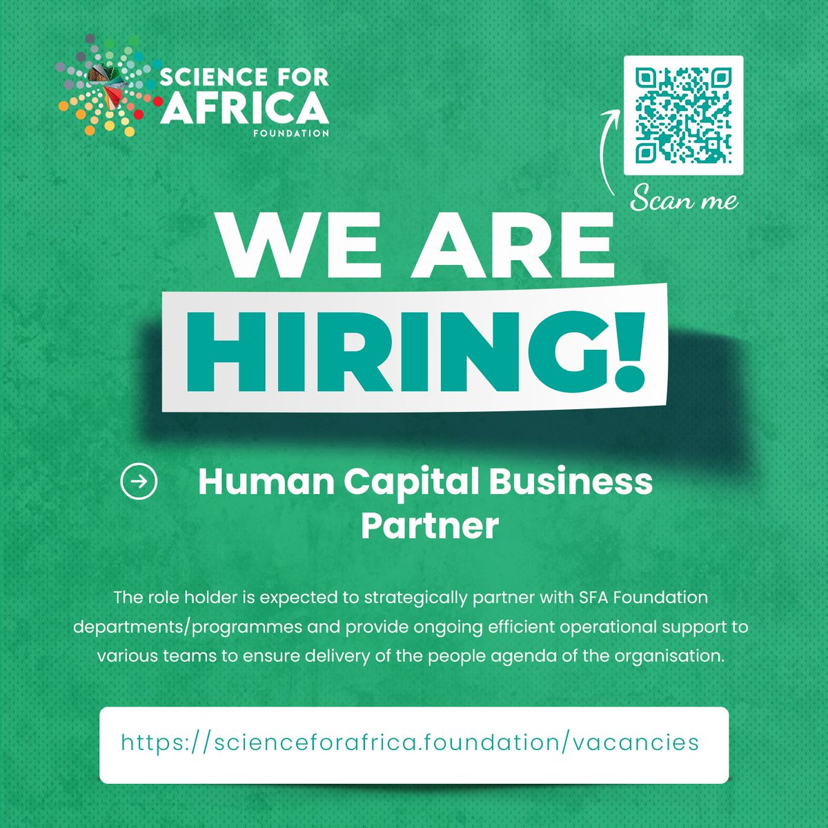 Science for Africa Foundation tweet media