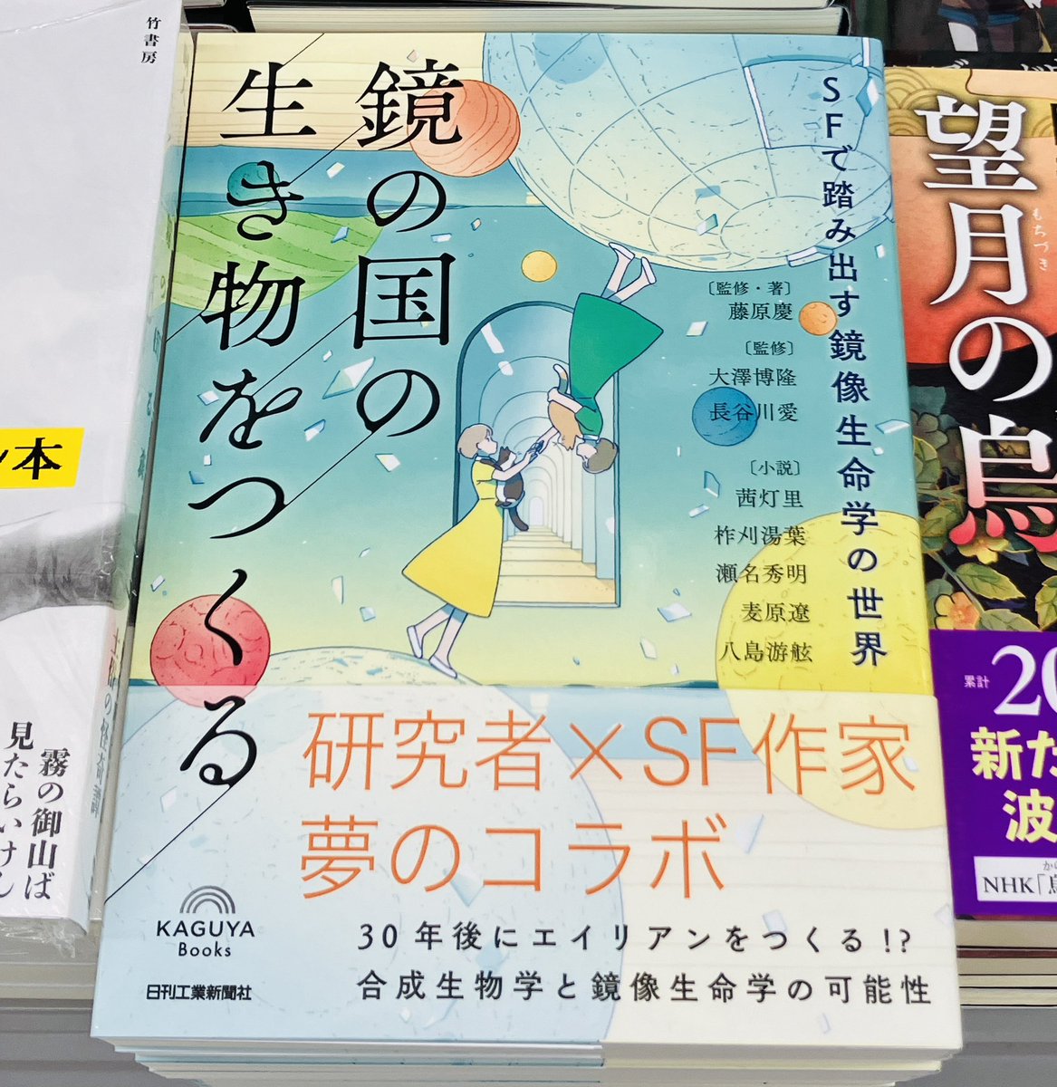 【文芸】
🧬研究者×SF作家・夢のコラボ🚀

『#鏡の国の生き物をつくる SFで踏み出す鏡像生命学の世界』
#藤原慶 (#日刊工業新聞社)

30年後にエイリアンをつくる⁉️
合成生物学と鏡像生物学の可能性に迫る
超豪華書き下ろし小説集が登場‼️

文芸・日本SFコーナーにて展開中📚