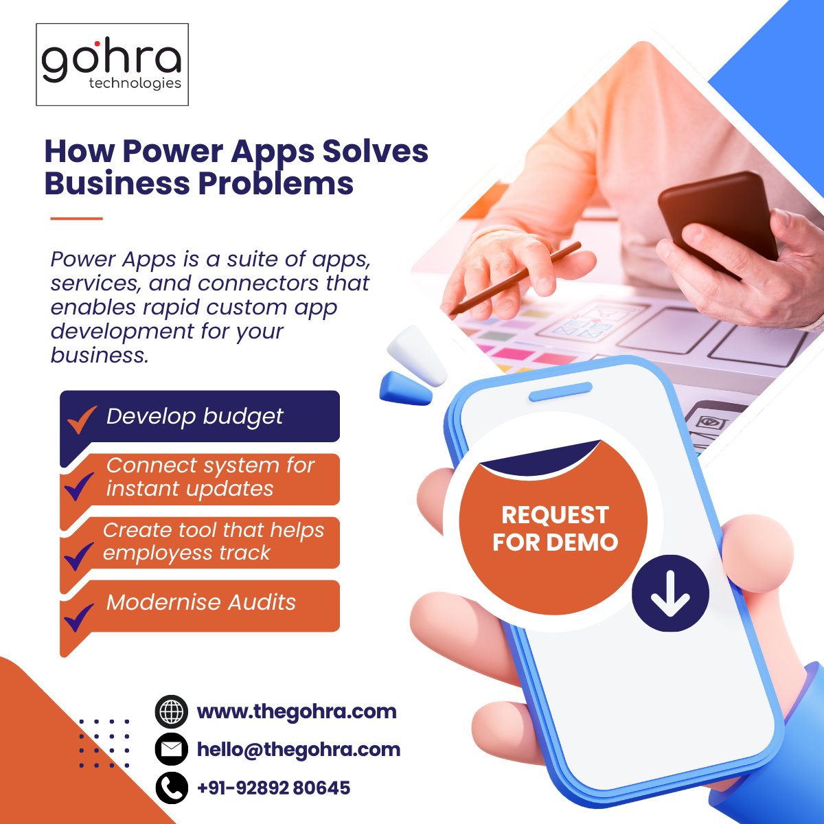 thegohra's tweet image. Empower Your Business with Power Apps

Power Apps is a suite of apps, services, and connectors that enables rapid custom app development for your business. Connect to data from Dataverse, SharePoint, Microsoft 365, Dynamics 365, SQL Server, and more.

#erp #msd365bc #bc #bcerp