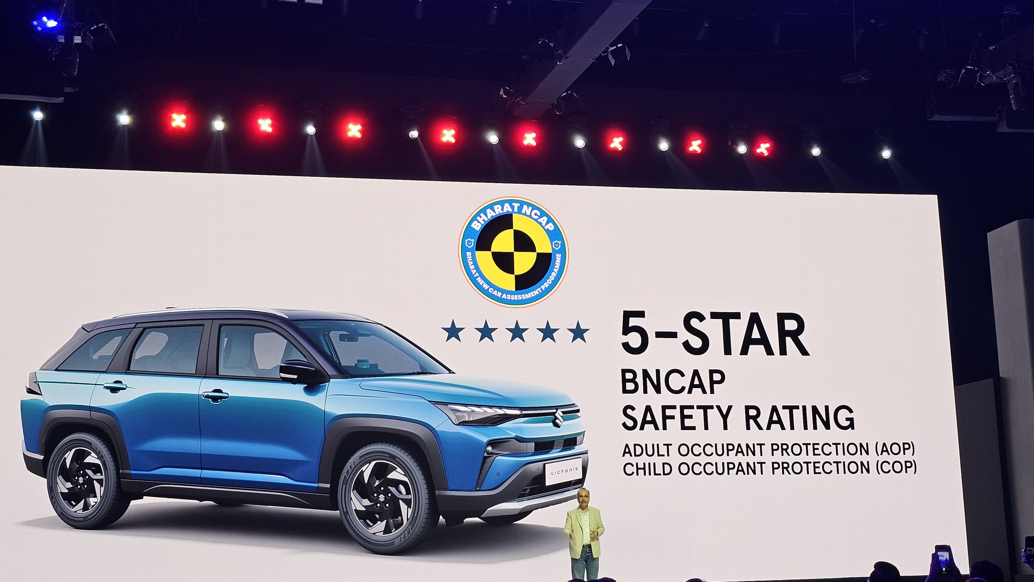 Maruti Suzuki Victoris :- 5 स्टार सेफ्टी रेटिंग, हाईटेक फीचर्स, और ADAS के साथ Maruti Suzuki ने लॉन्च की नई स्टाइलिश SUV Victoris, जानिए पूरी डीटेल्स !