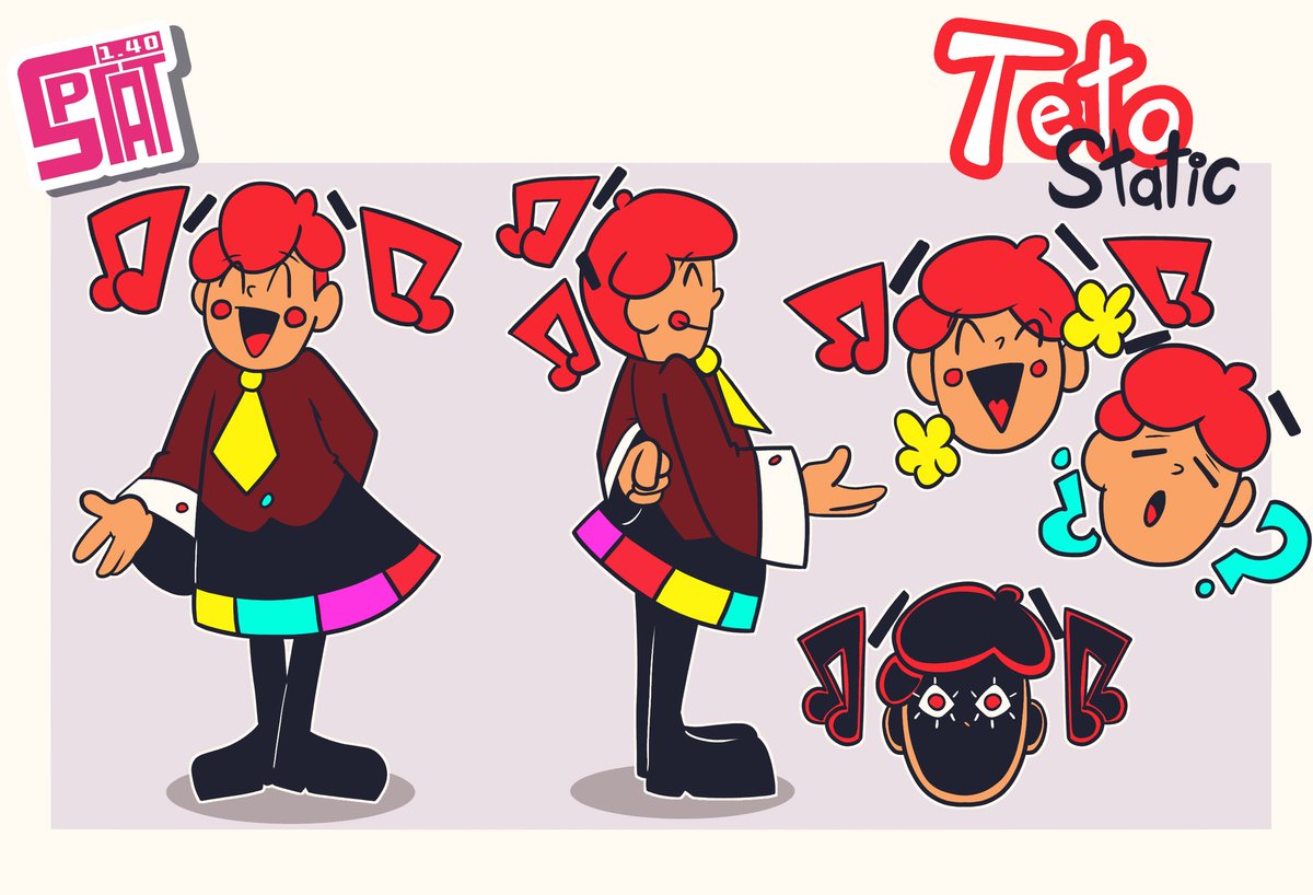 Splat_140's tweet photo. Teto Static 🥖📺

#Kasane_Teto #utau https://t.co/fXJsVMMKHZ