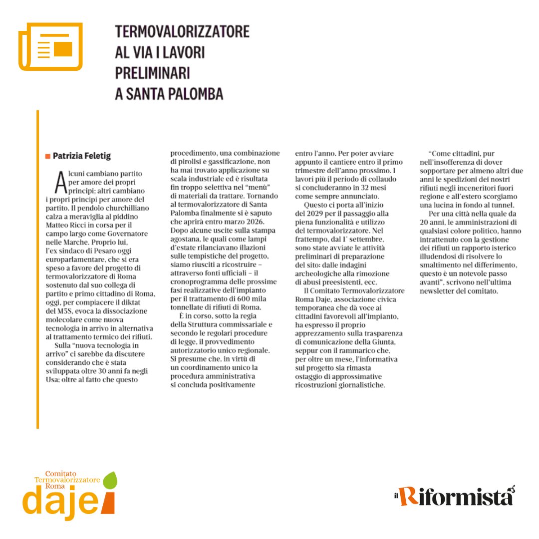 Comitato Termovalorizzatore Roma Daje tweet media