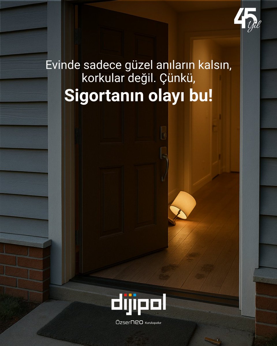 Güvende hissetmenin yolu sadece kilit değil, doğru poliçeden geçer.
Konut sigortası Dijipol'de, dakikalar içinde hazır.
Çünkü, Sigortanın olayı bu! 💙
#konutsigortasi #SigortanınOlayıBu #Dijipol