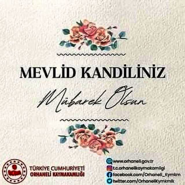 Orhaneli hemşehrilerimizin, aziz milletimizin ve tüm İslam âleminin Mevlid Kandili’ni tebrik ediyor; bu mübarek gecenin tüm insanlık için hayırlara vesile olmasını diliyoruz.