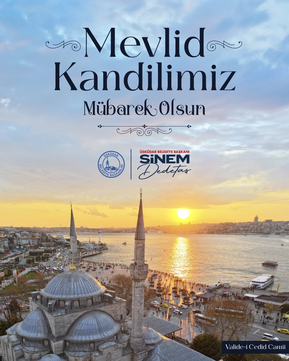 Bu kutsal gecenin tüm dünyaya barış ve huzur getirmesi dileğiyle, Mevlid Kandilimiz mübarek olsun. Dualarımız birlik, kalplerimiz huzur dolsun.