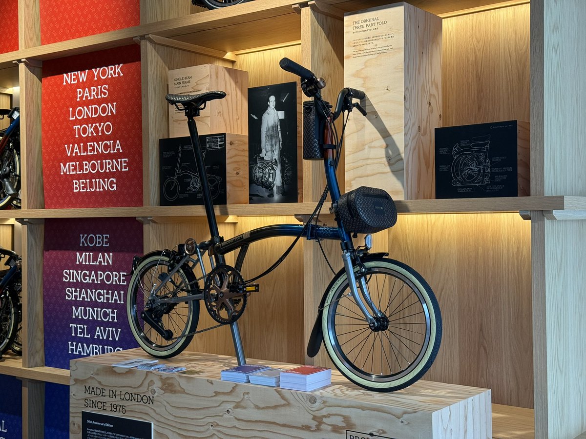 BROMPTON 1975 Edition ブランドがうまれた1975年にちなみ 世界限定 