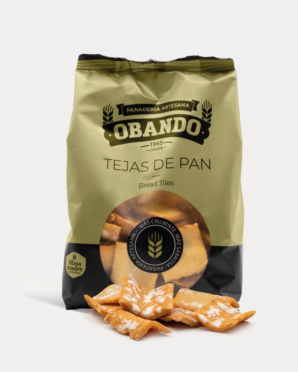 Tejas de Pan de Panadería Obando: tradición andaluza y creatividad gastronómica. Elaboradas con masa madre, aceite de oliva virgen extra y harinas seleccionadas.

Pensadas para chefs, amantes de la buena mesa y quienes buscan que cada detalle cuente.