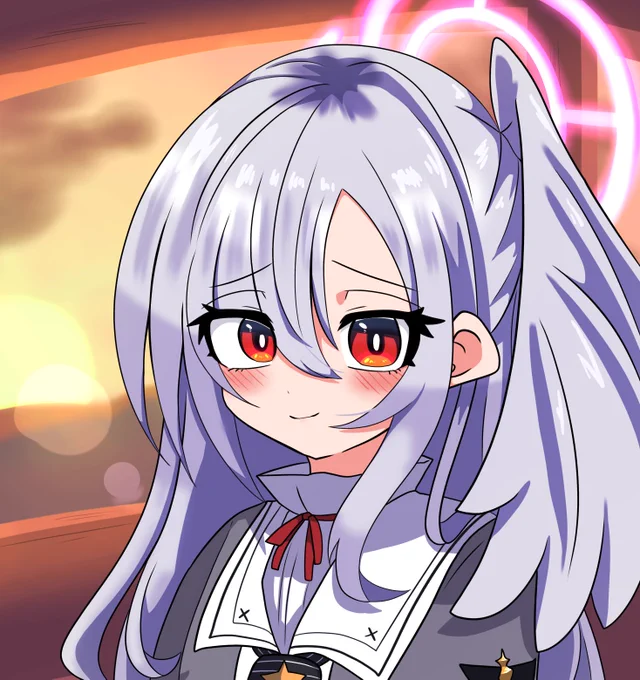 #ブルアカ 日の入り