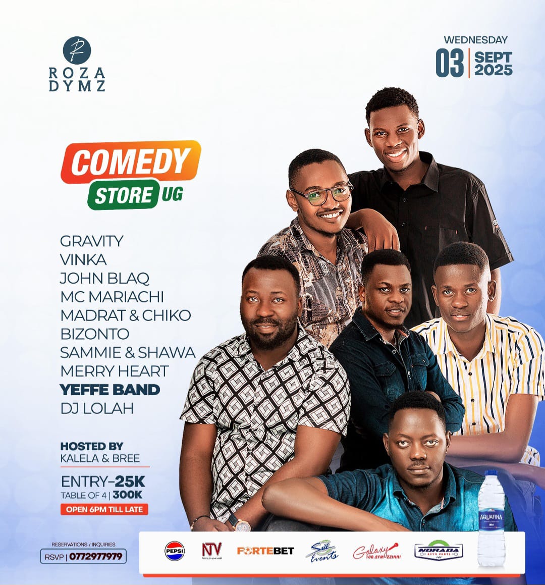OMUDRUM🥁🇺🇬 (@mosessali97560) on Twitter photo Did you know that we are going to perform here today......
<a href="/YeffeUg/">Yeffe_Ug🇺🇬</a>
<a href="/RozaDymz/">Roza Dymz Kla</a>
<a href="/kalelacomedian/">#1Musoga1Chapat</a>
<a href="/jonahk19/">kalj256 micdoctor</a>
<a href="/ComedyStoreUG/">Comedy Store Uganda😂😂+🎶🎶</a> Did you know that we are going to perform here today......
<a href="/YeffeUg/">Yeffe_Ug🇺🇬</a>
<a href="/RozaDymz/">Roza Dymz Kla</a>
<a href="/kalelacomedian/">#1Musoga1Chapat</a>
<a href="/jonahk19/">kalj256 micdoctor</a>
<a href="/ComedyStoreUG/">Comedy Store Uganda😂😂+🎶🎶</a>