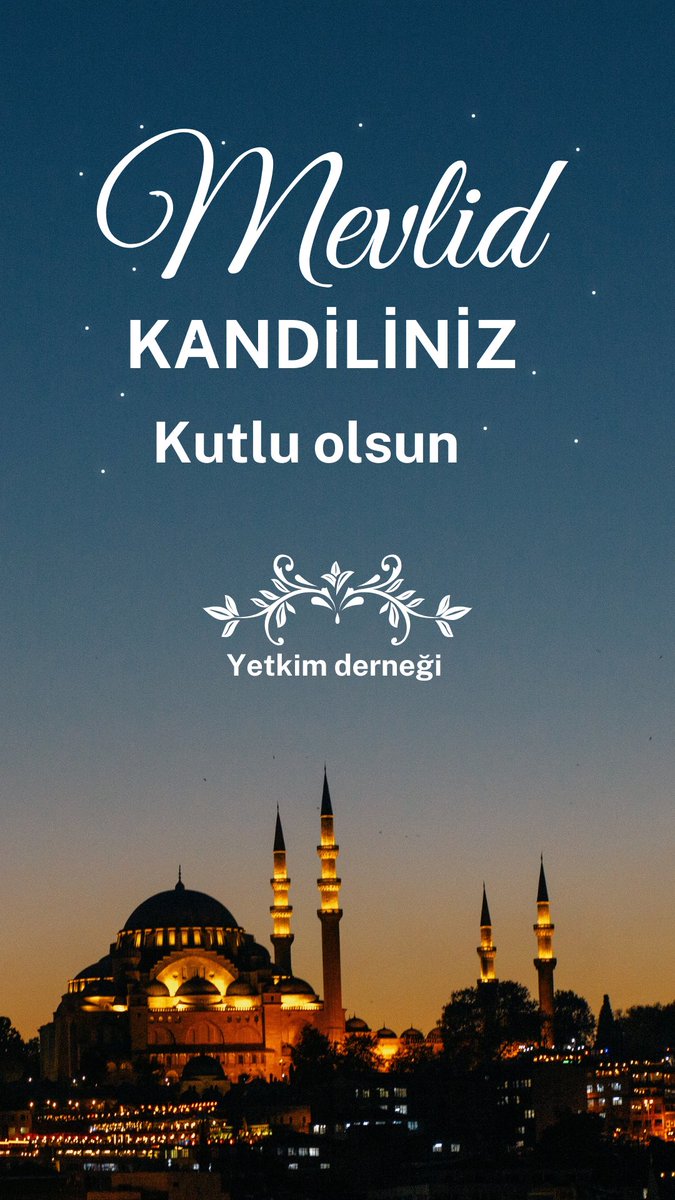 Mevlüt Kandili’niz mübarek olsun! Bu özel gece, Peygamber Efendimiz’in (s.a.v.) doğumuyla dünyayı aydınlatan nurun anısını taşıyor. Dualarınızın kabul, kalplerinizin huzurla dolması dileğiyle. Hayırlı kandiller!