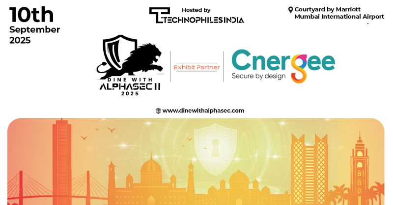 CnergeeTech's tweet image. ✨ Cnergee is delighted to participate in Aphasec II, organized by Technophiles on 10th September!

We are privileged to be a part of this event and look forward to engaging with industry thought leaders, sharing insights, and exploring the future of technology together.