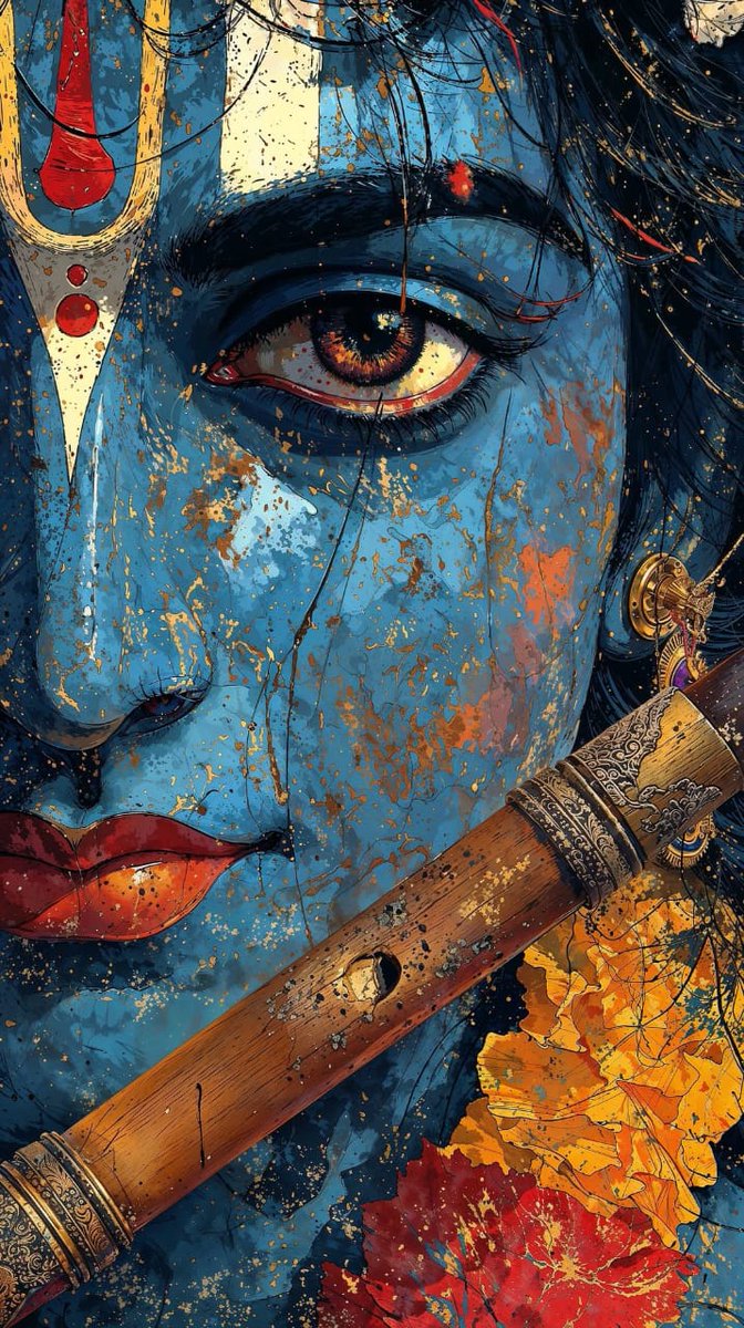 Basuri ka dhun ho ya geeta ka gyan vasudev ne geeta ka gyan dekar karma ko yogya bataya ❤️