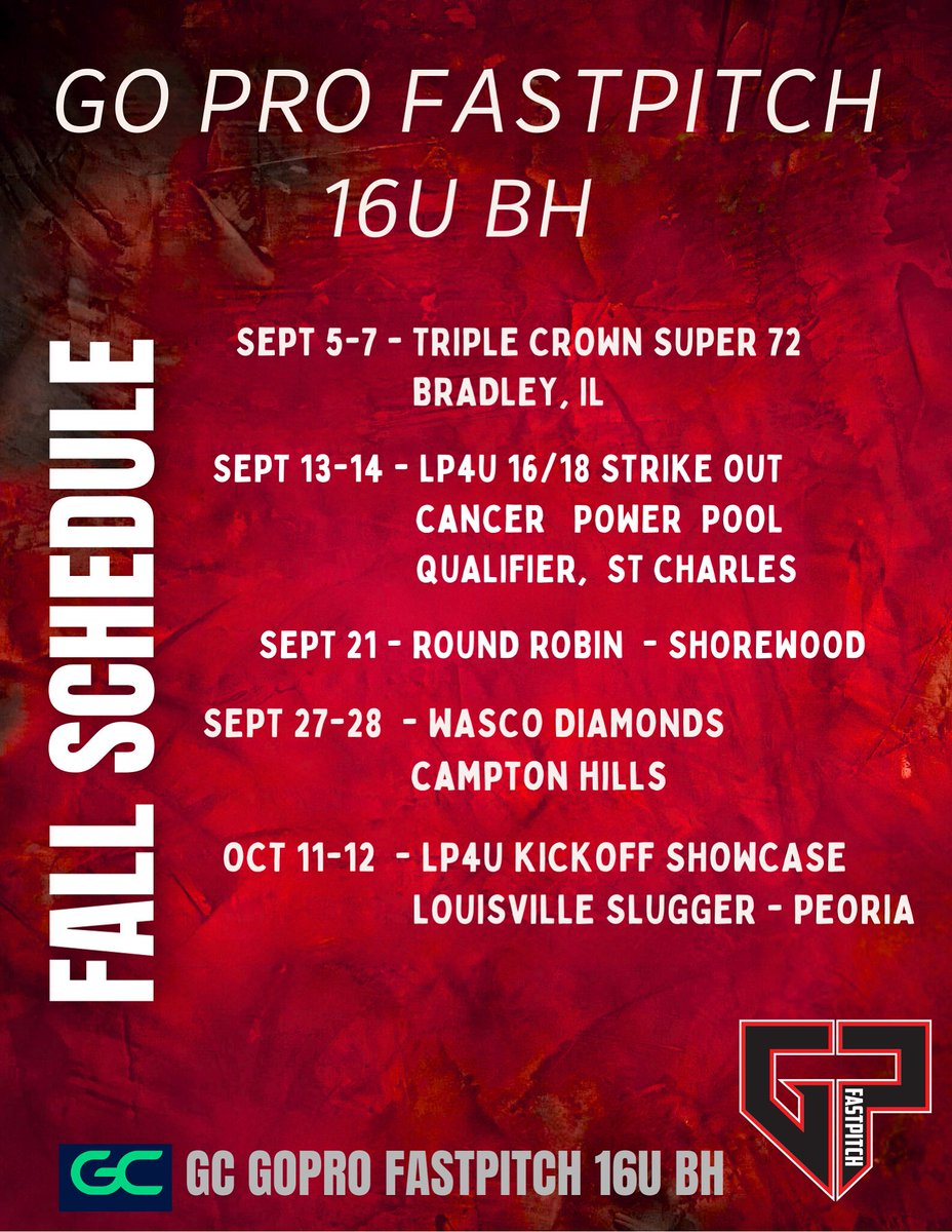 Go Pro Fastpitch 16u tweet media