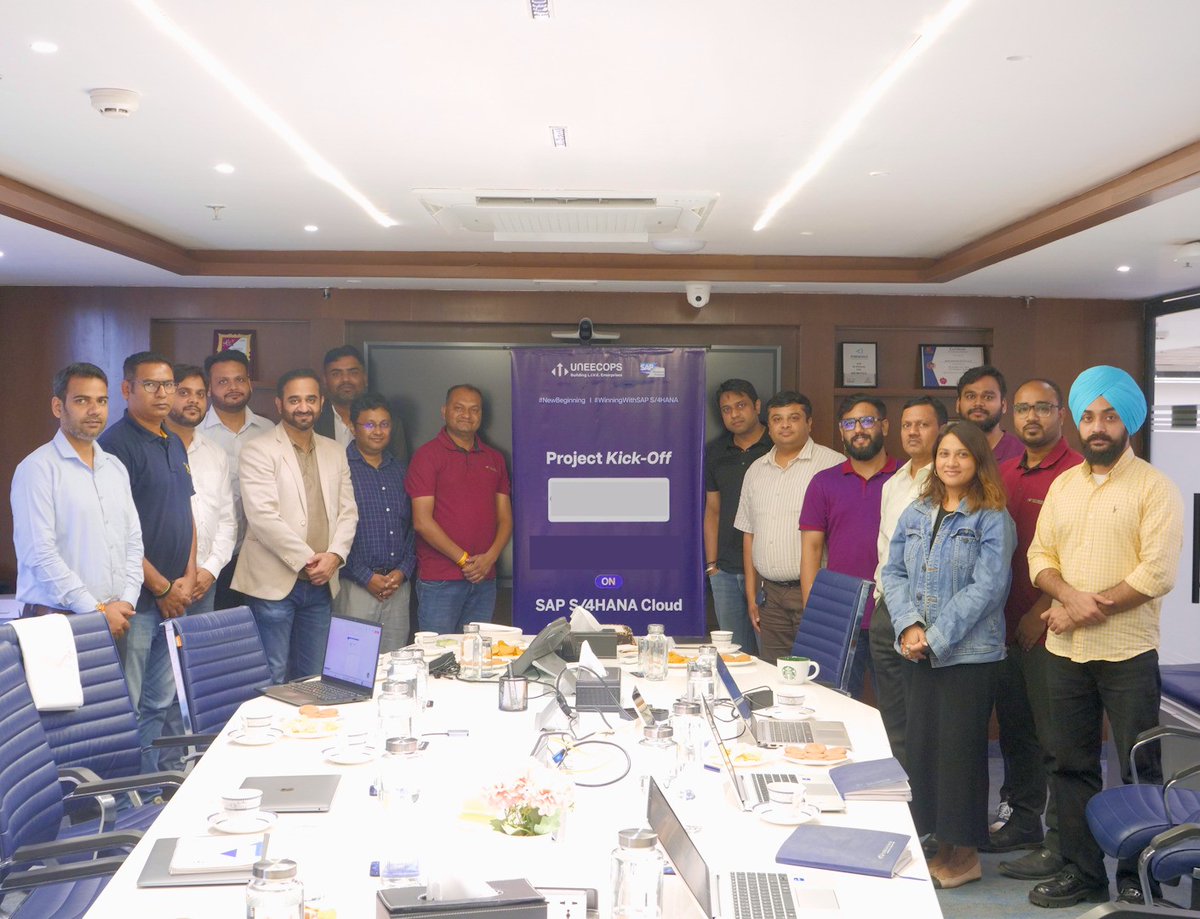 Uneecops's tweet image. From SAP Business One in 2010 to SAP S/4HANA Cloud in 2025 - India’s leading technology distributor has trusted Uneecops as their digital partner, and today we’re proud to kick off the next big leap together with SAP 4/HANA Cloud.

#SAPCloud #S4HANA #DigitalCore #sap #saperp