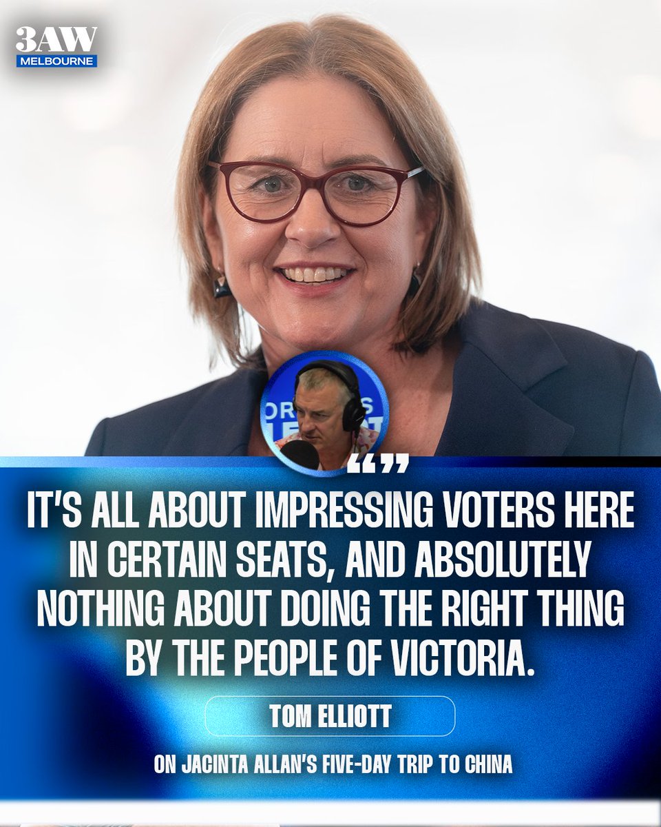 3AW Melbourne tweet media