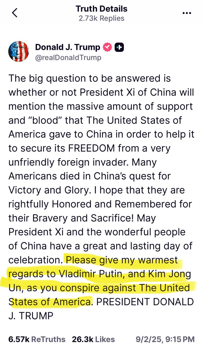 He’s not joking or being sarcastic. How the fuck does anyone read this as anything other than total capitulation to our enemies?