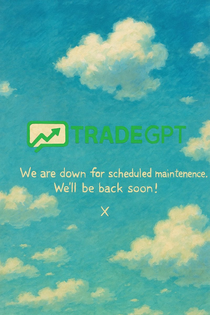 Bre™ (Ø,G) (@tanpa0x) on Twitter photo Hey <a href="/0G_labs/">0G Labs (Ø,G) - AI L1</a> , one of your ecosystems is still down for maintenance after 3 days? This has to be the most incredible upgrade ever, TradeGPT! My trading game needs you back.
Seriously, I can't wait to see what you have to offer. Hopefully, the wait will be worth it! #TradeGPT Hey <a href="/0G_labs/">0G Labs (Ø,G) - AI L1</a> , one of your ecosystems is still down for maintenance after 3 days? This has to be the most incredible upgrade ever, TradeGPT! My trading game needs you back.
Seriously, I can't wait to see what you have to offer. Hopefully, the wait will be worth it! #TradeGPT
