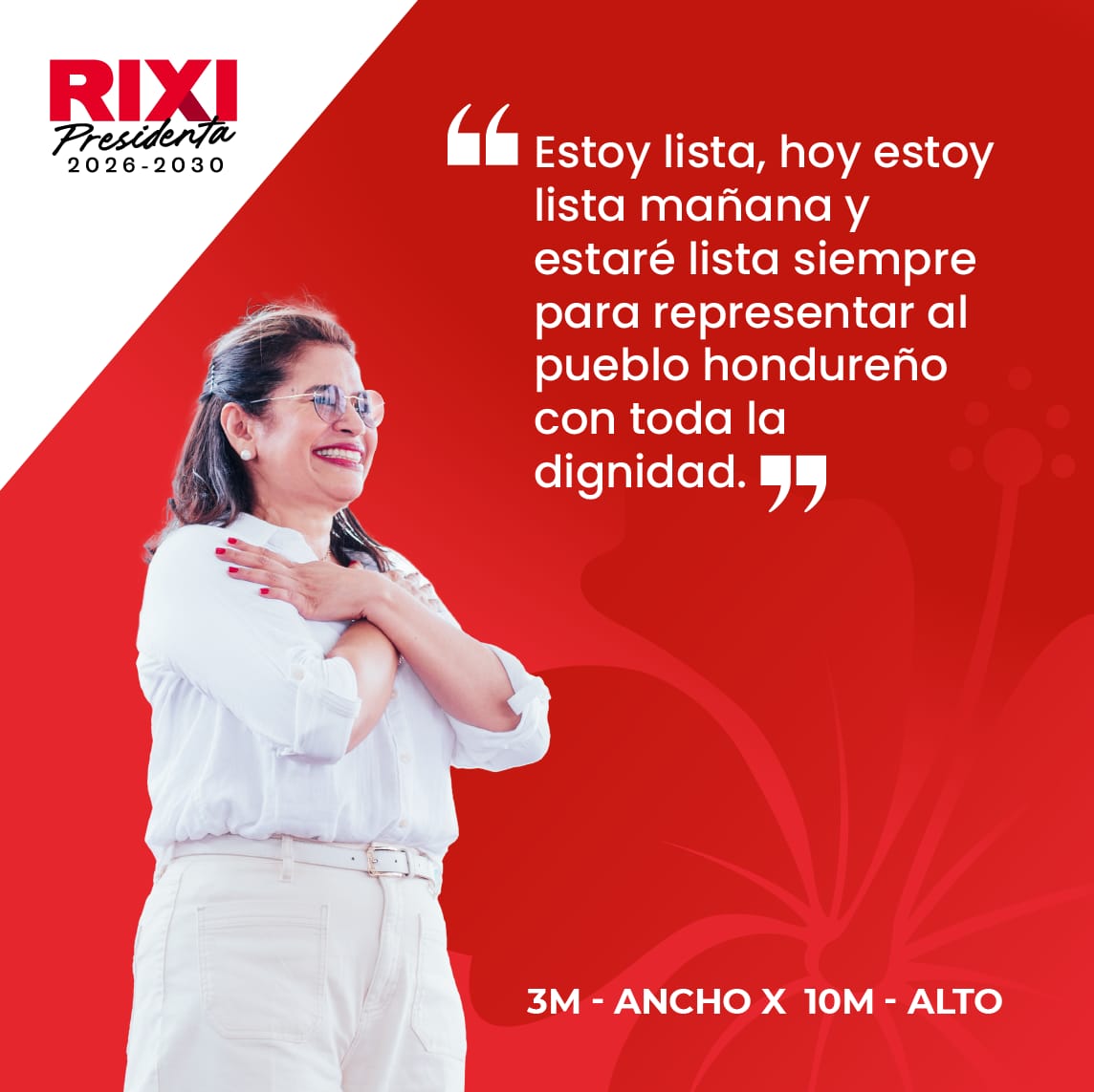 ✅ “Con Rixi Moncada, la refundación está asegurada.