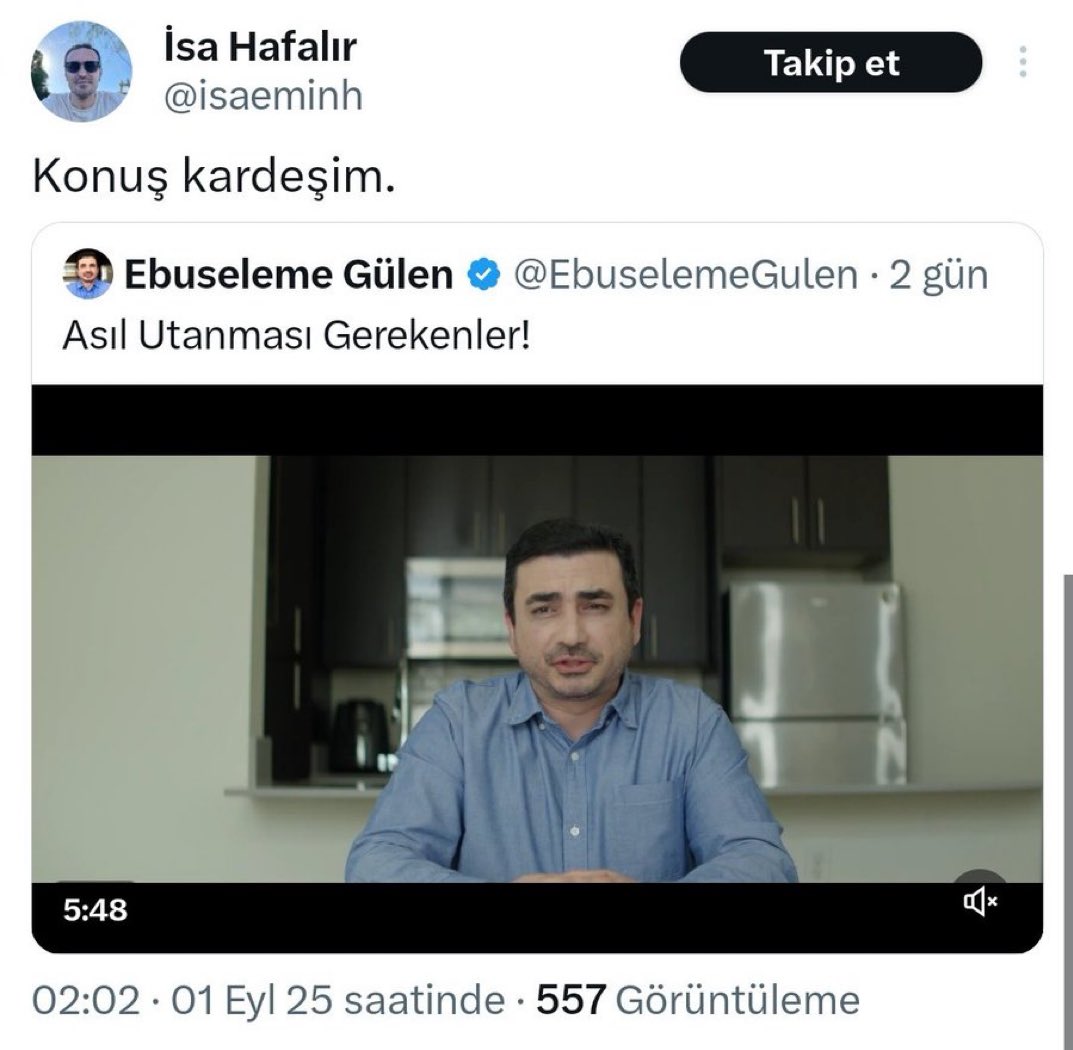 Allah kimseyi
Bir münferitçiden “kardeşim” hitabına maruz bırakmasın.