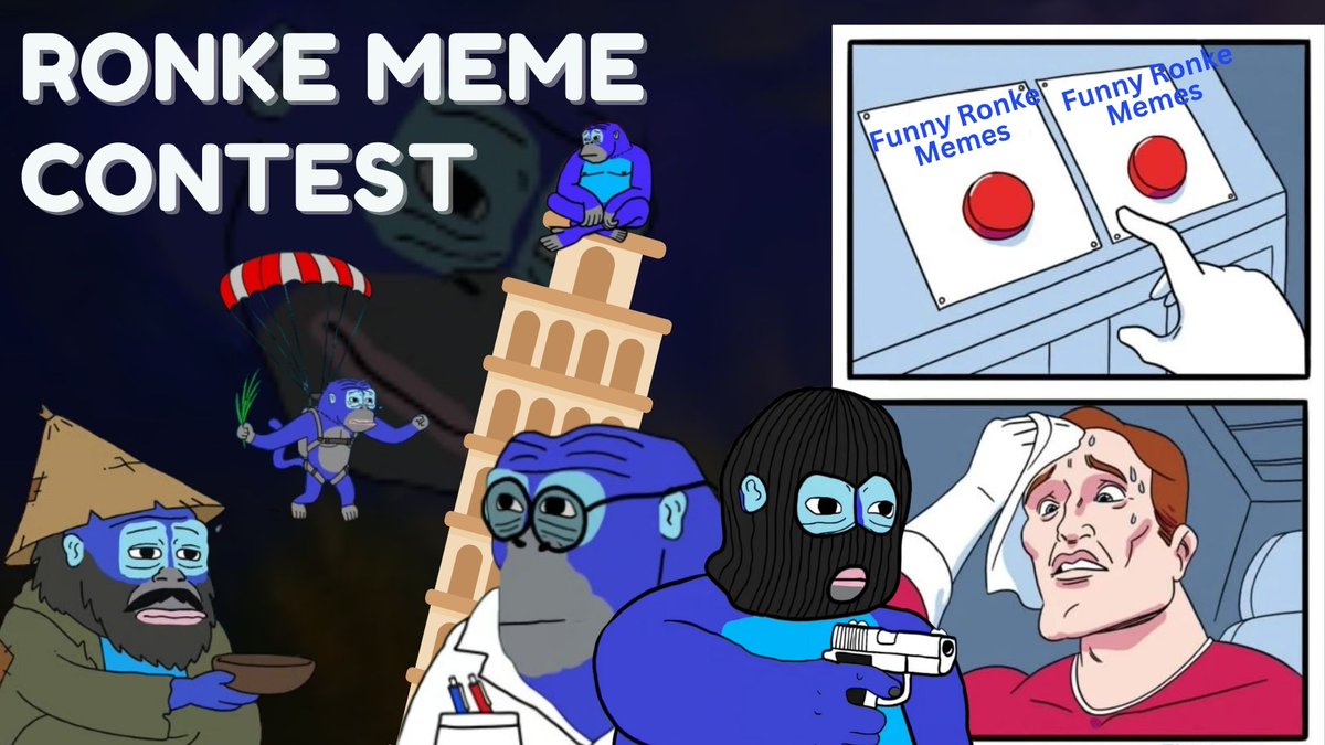 🚨RONKE MEME CONTEST🚨

Instruction: 
🔹Tweet a funny $RONKE meme
🔹Like &amp; RT this post
🔹Tag 3 friends and comment the link of your post

🏆Prizes (3 winners)
🥇Summer Axie (Eye &amp; Horn) + 20 $RICE
🥈Normal Axie + 20 $RICE
🥉Normal Axie + 10 $RICE

📌Make sure to tag <a href="/RonkeOnRon/">Ronin Monke</a>