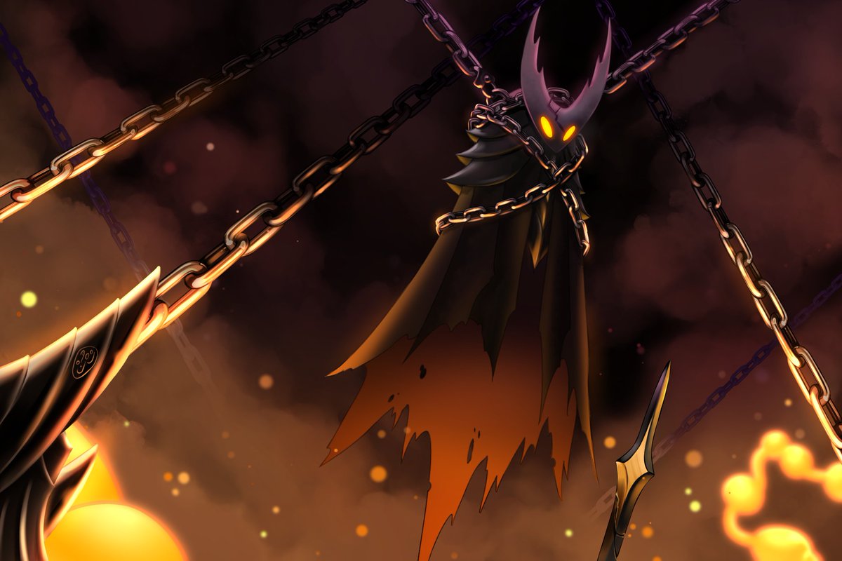 🎵🎵🎵
Through the land, infection spreads
The light they're seeing!
Through the empty vessel's stand,
The mind they're freeing!

Walked through different paths of pain,
But still, we are the same!
Two creatures born to stop the plague!
Two creatures born of void and shame!