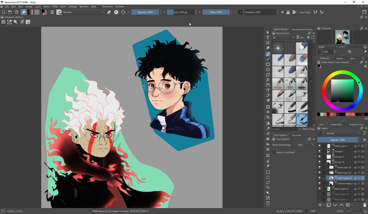 a wip, trying to figure out how to draw okarun in my style, also gave okarun youkai form pointy ears cause i feel it fits #dandadan