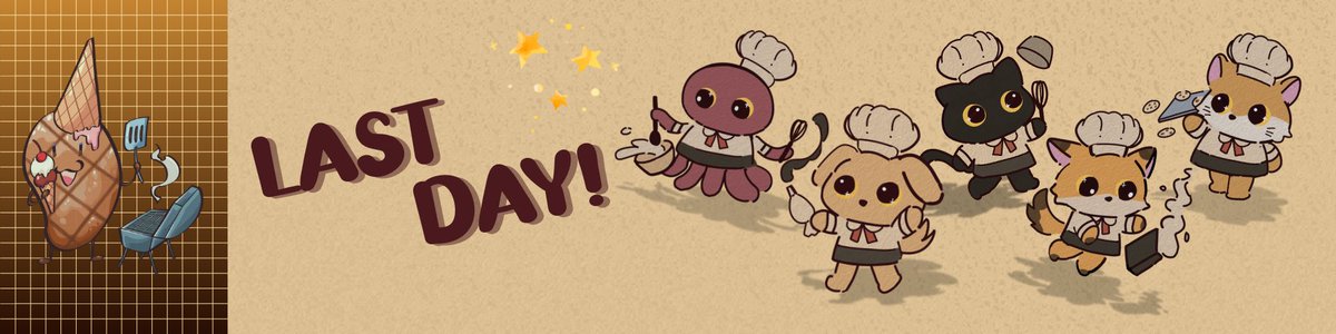 ‼️LAST CALL‼️

PO1 CFXXI Es Krim BBQ akan kami tutup pukul 23.59 malam ini, ya! 

Bagi yang sudah mengisi form, jangan lupa untuk cek invoice di email masing-masing~ ♡

#comifuroXXIcatalogue #cf21 #comifuro21catalogue #comifuroxxi