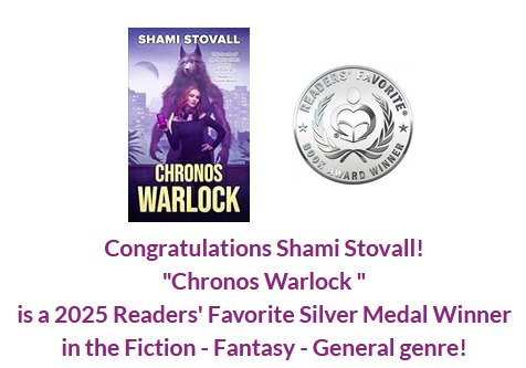 GameOverStation's tweet image. Super fun news! 🥳🍾🎉 Chronos Warlock won a spiffy silver medal!!

#booktwt #bookawards #Reading