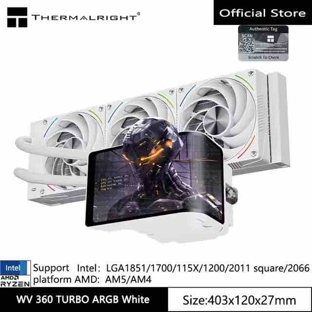 新作 Thermalright WONDER VISION 360 TURBO ARGB 水冷 曲面モニター付き 【¥27,442】-アリエク特価アラート