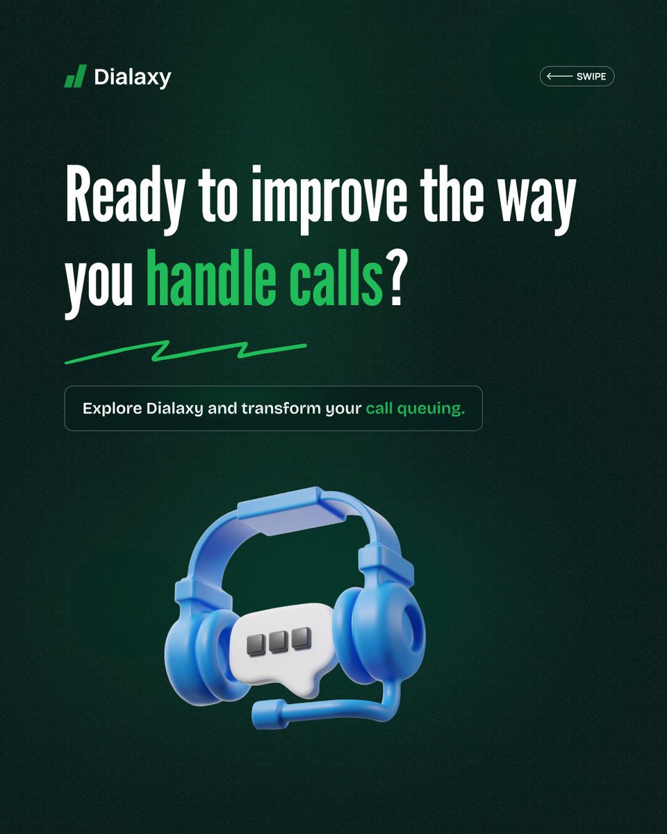 dialaxyapp's tweet image. 📞 4 Unique Benefits of Call Queuing System

Dialaxy’s call queuing system keeps customers satisfied and your team productive by handling calls efficiently.

Learn more at dialaxy.com

#Dialaxy #VoIP #CallManagement #CustomerExperience