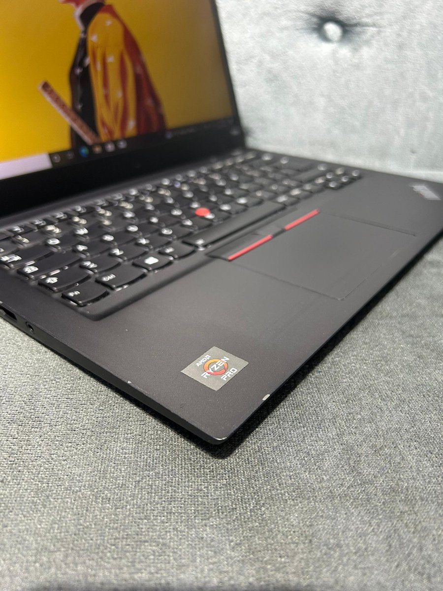 Premium Grade A ‼️ Used Lenovo Thinkpad t495s 
8GB RAM
256GB SSD  
AMD Ryzen 5 pro 3500U
14" full HD IPS
2.10Ghz base frequency up to 3.70GHz max turbo boost 4 cores
2gb Amd Radeon Vega 8
Backlit keys
Hd webcam 
Charger

Perk:
30 Days Warranty
After Sales Support
FREE Delivery 🚚